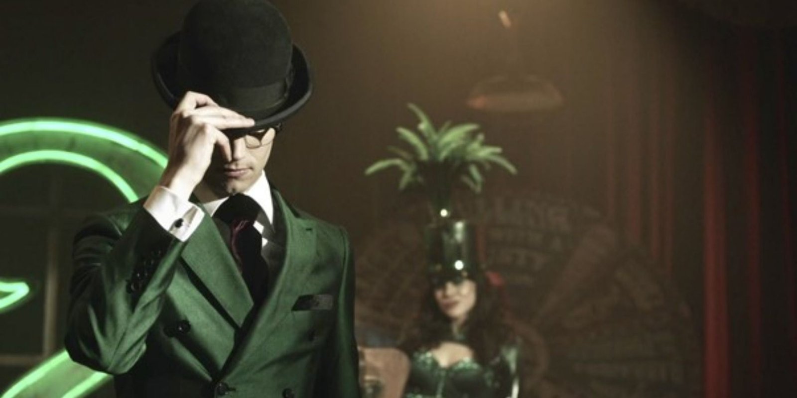 The Riddler Edward Nygma in his bar