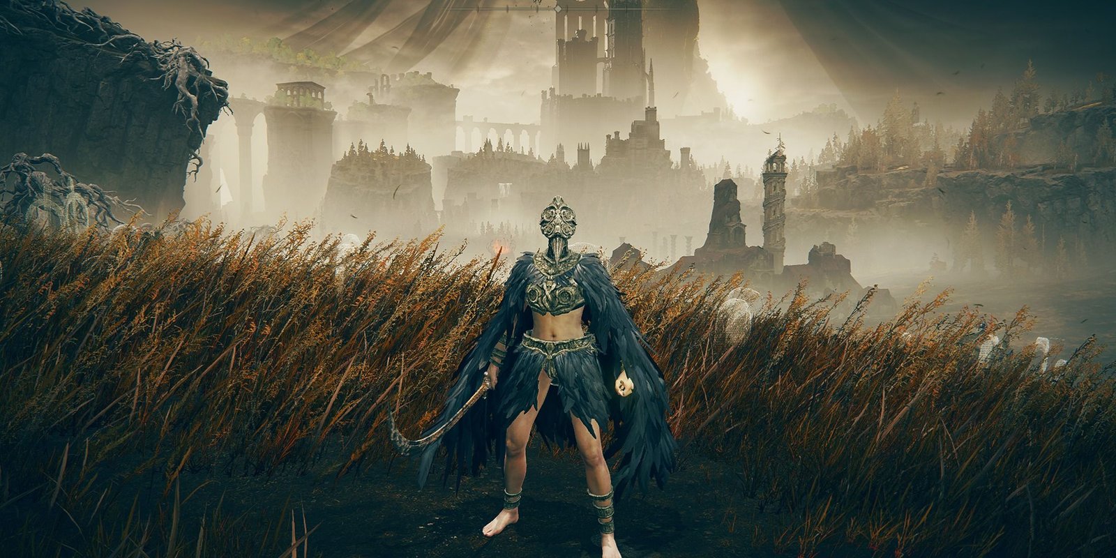 elden ring gravebird set with blackquill armor