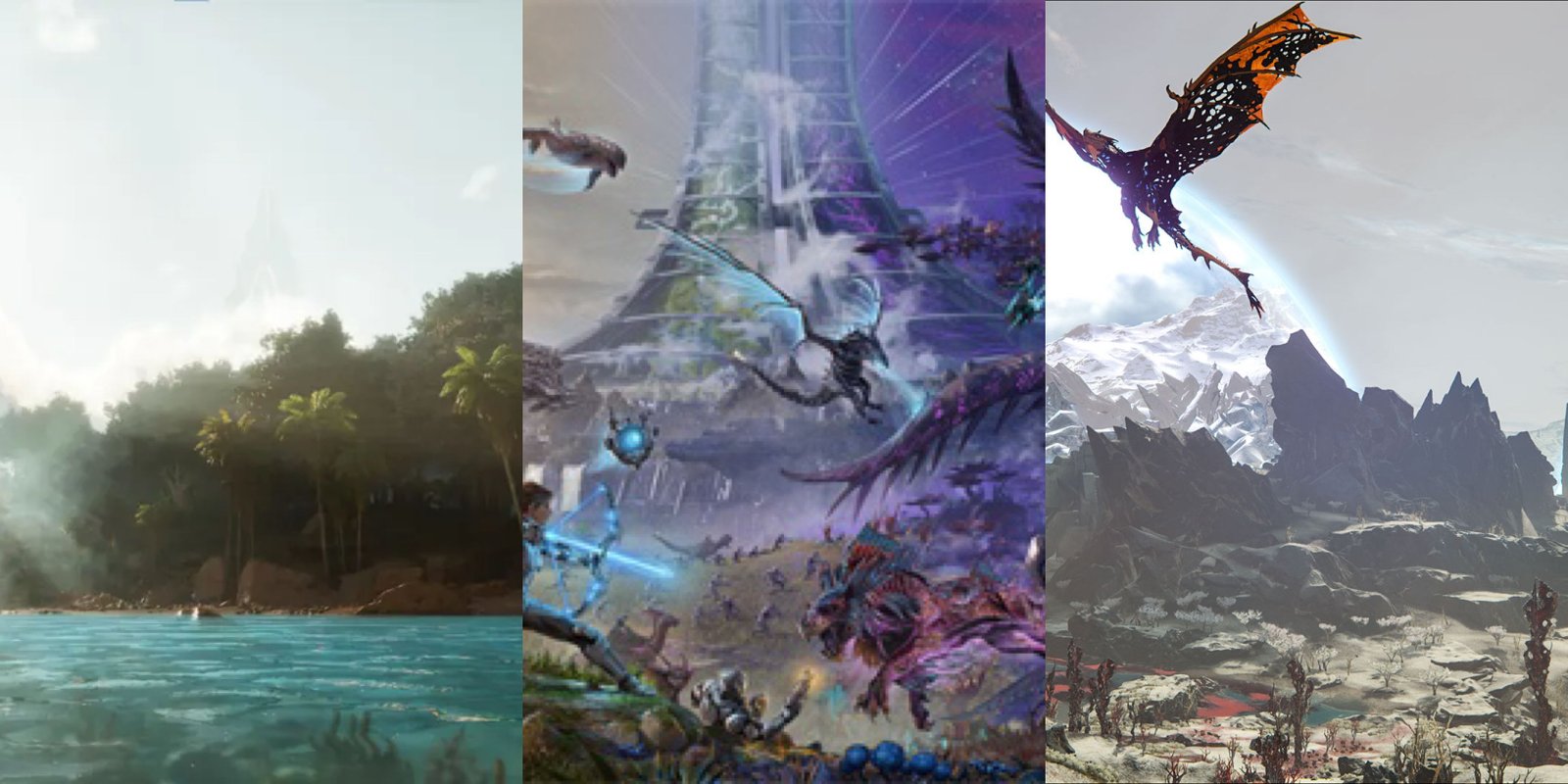 ARK Survival: Ascended - Best Worlds collage 