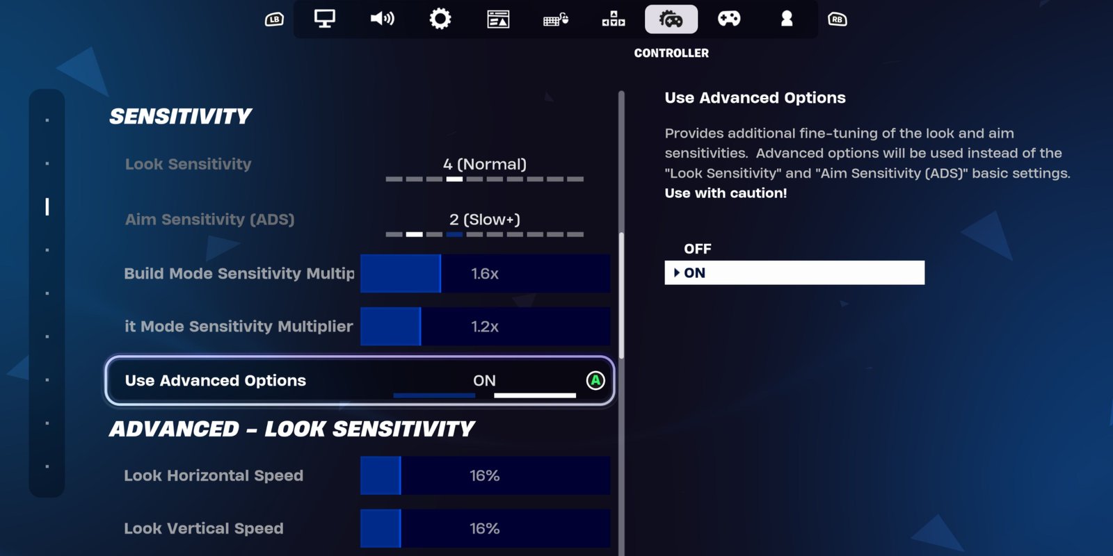 figure out sensitivity in fortnite
