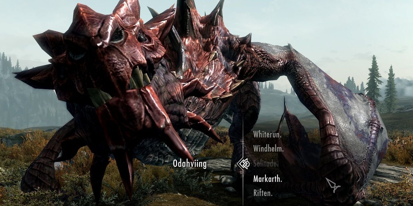 Skyrim Odahviing Location Selection