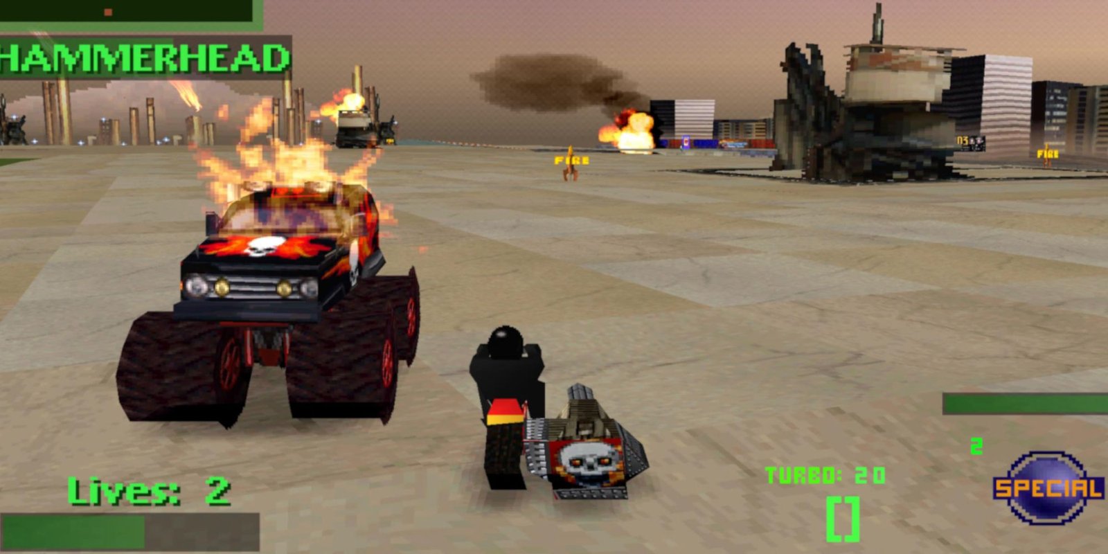 Twisted Metal gameplay captured on PS5