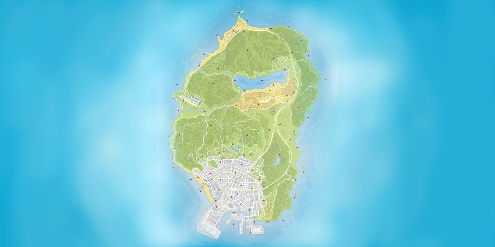 GTA Online Peyote Cactus Locations Map-1